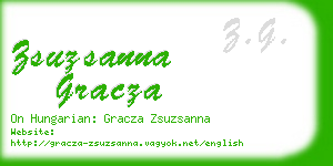 zsuzsanna gracza business card